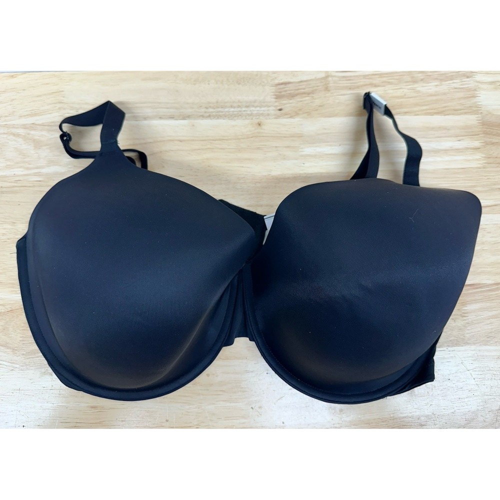 Victoria Secret Pink Wear Everywhere Lightly Lined T-Shirt Bra 42G Black